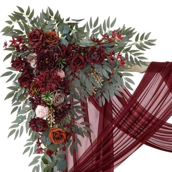 Wedding Arch Flowers with Drapes Kit (Pack of 4) - Picture 5 of 6